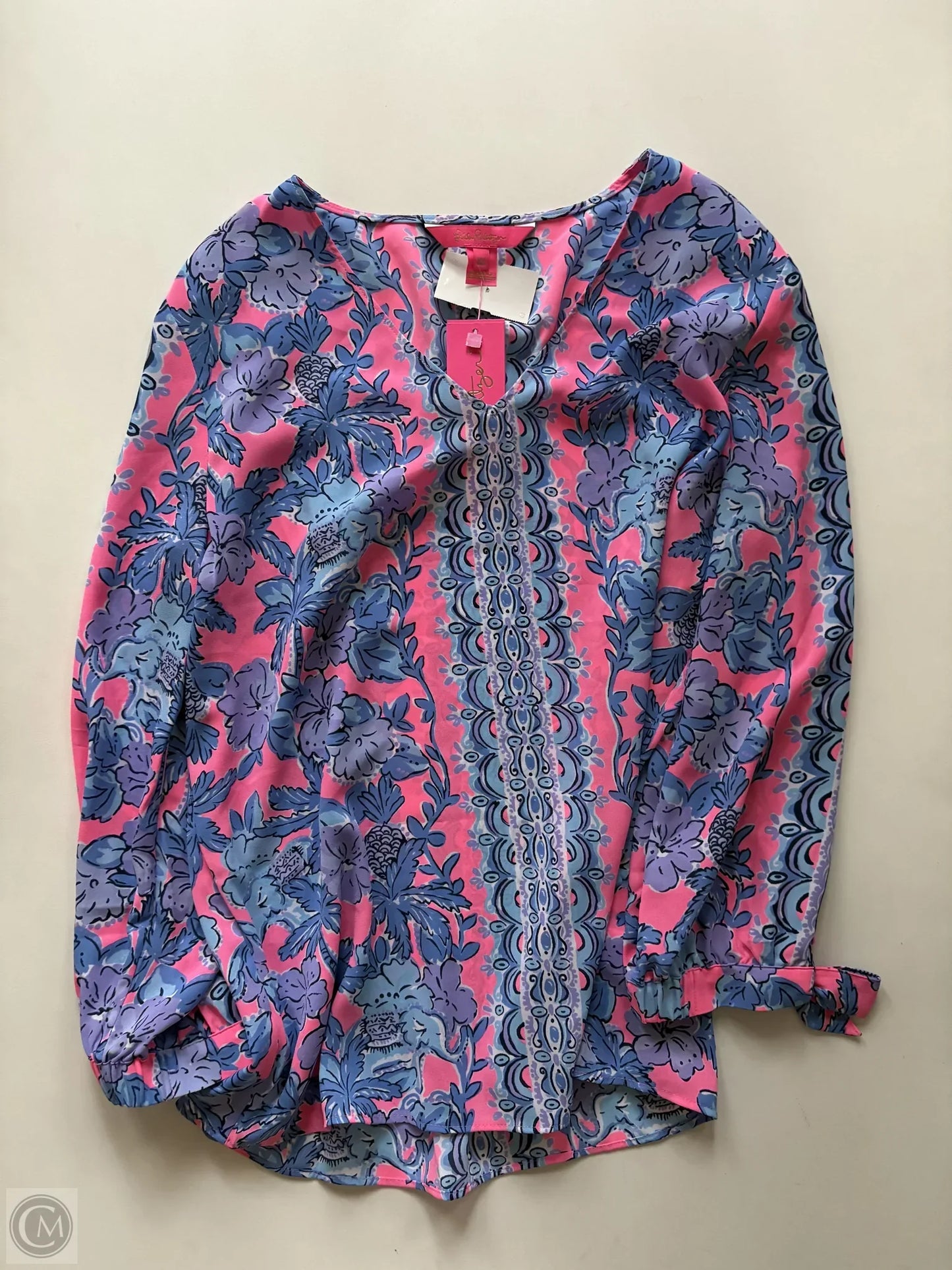 Blouse Designer By Lilly Pulitzer In Multi-colored, Size: Xs