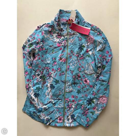 Jacket Designer By Lilly Pulitzer In Blue, Size: Xs