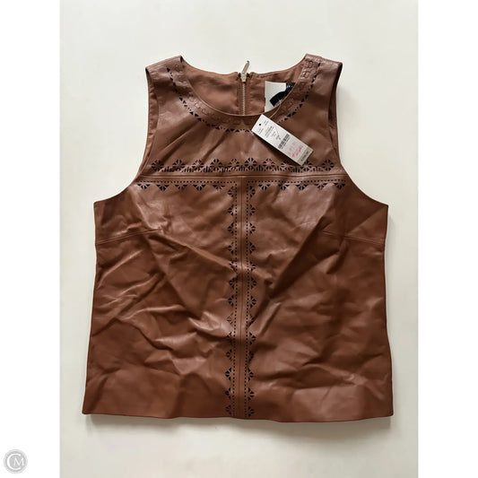 Top Sleeveless By White House Black Market In Brown, Size: S
