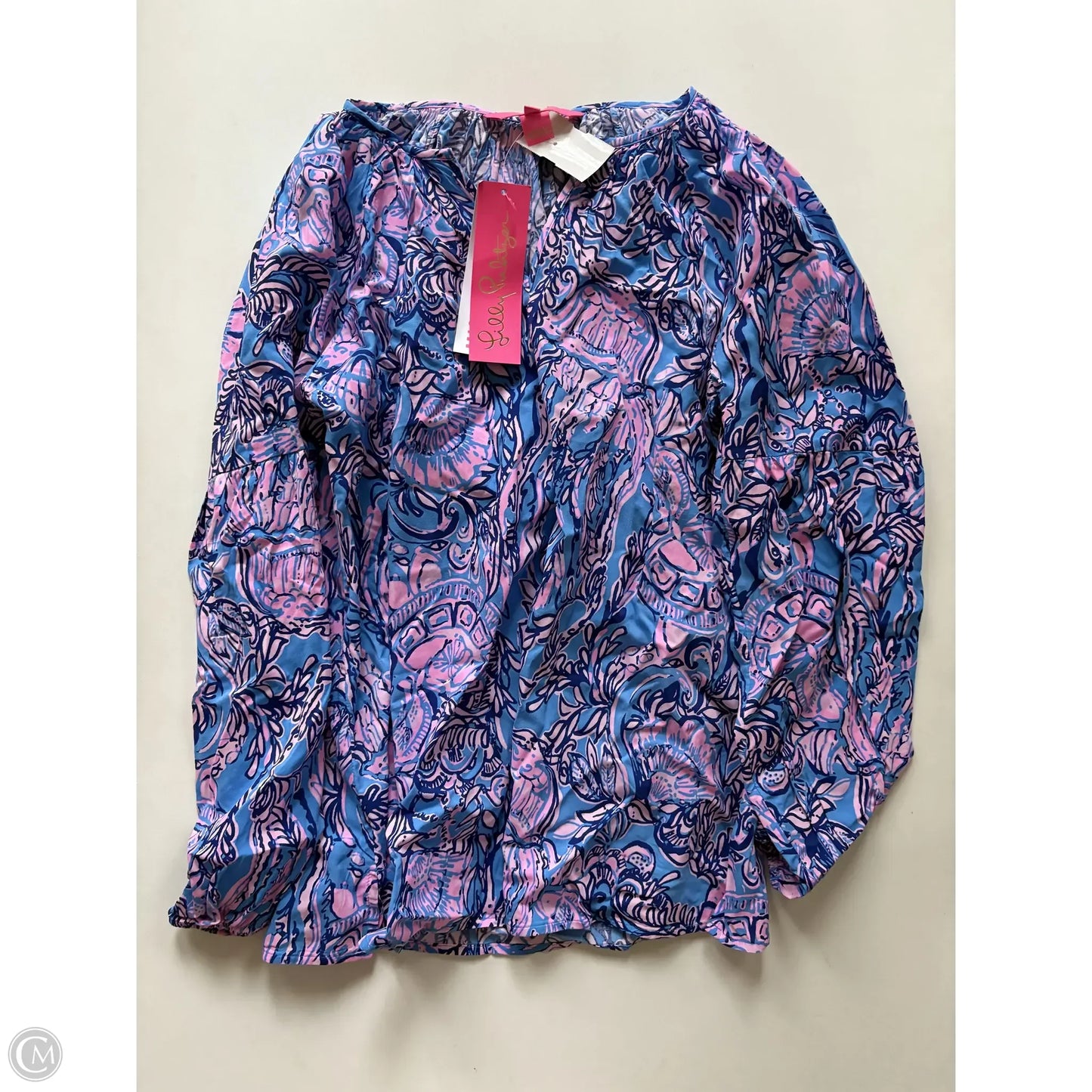 Top Long Sleeve Designer By Lilly Pulitzer In Multi-colored, Size: Xs