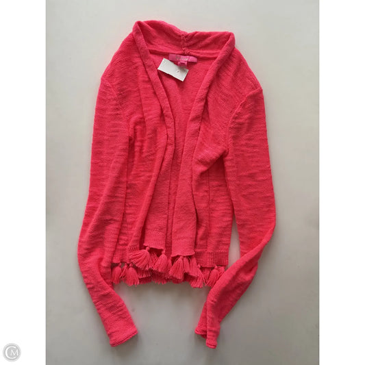 Sweater Cardigan Designer By Lilly Pulitzer In Pink, Size: Xxs