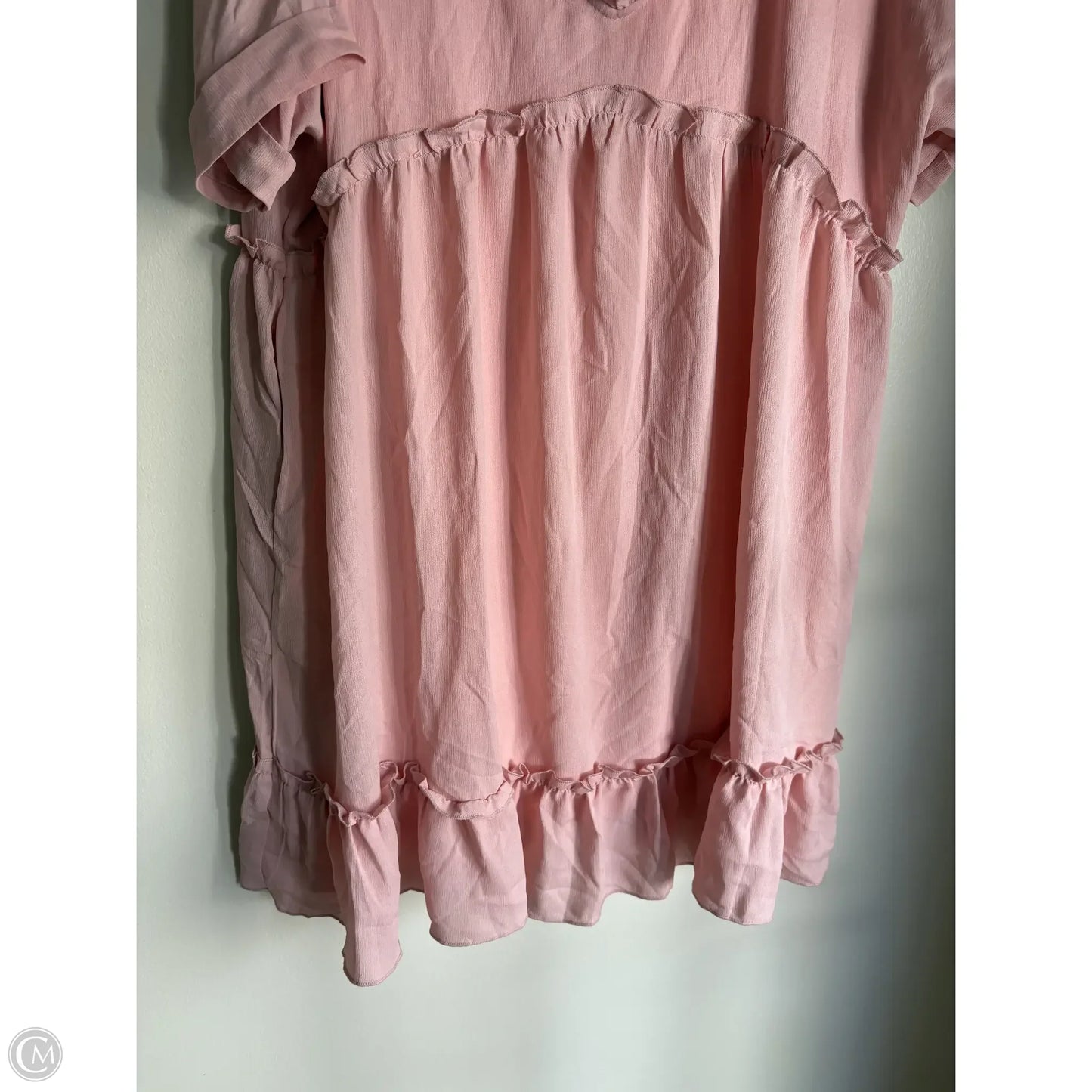 Dress Casual Midi By Tobrief In Pink, Size: Xl