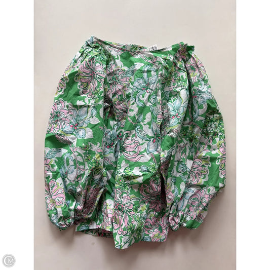 Top Long Sleeve Designer By Lilly Pulitzer In Multi-colored, Size: S