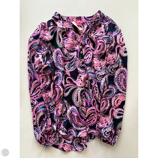 Blouse Designer By Lilly Pulitzer In Multi-colored, Size: Xs