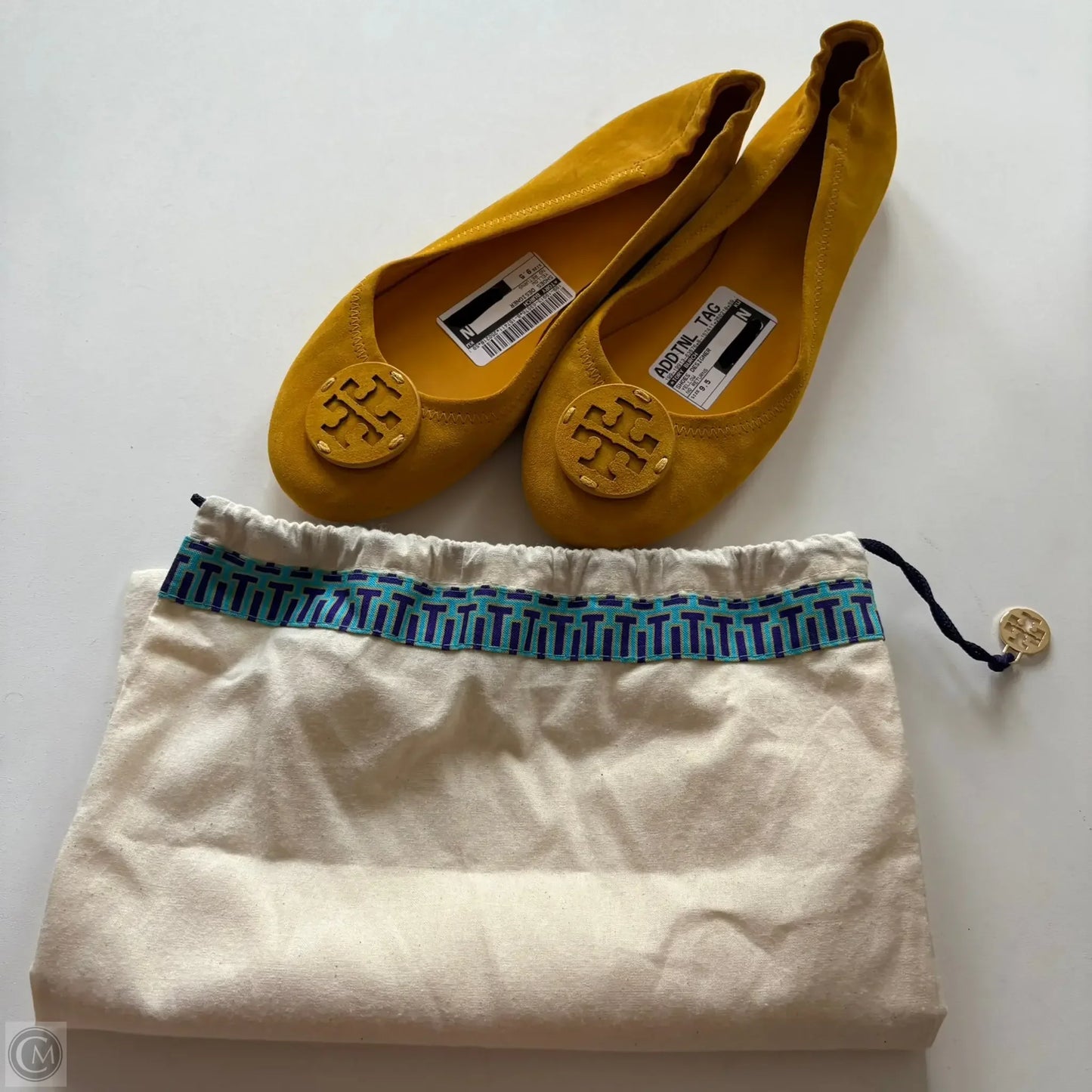 Shoes Designer By Tory Burch In Yellow, Size: 9.5