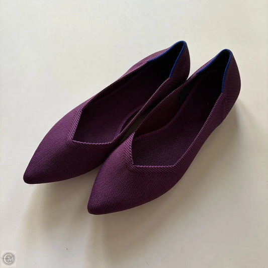 Shoes Flats By Rothys In Purple, Size: 9