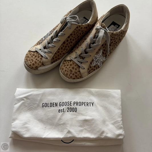 Shoes Luxury Designer By Golden Goose In Animal Print, Size: 9.5