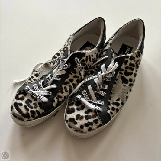 Shoes Luxury Designer By Golden Goose In Animal Print, Size: 9