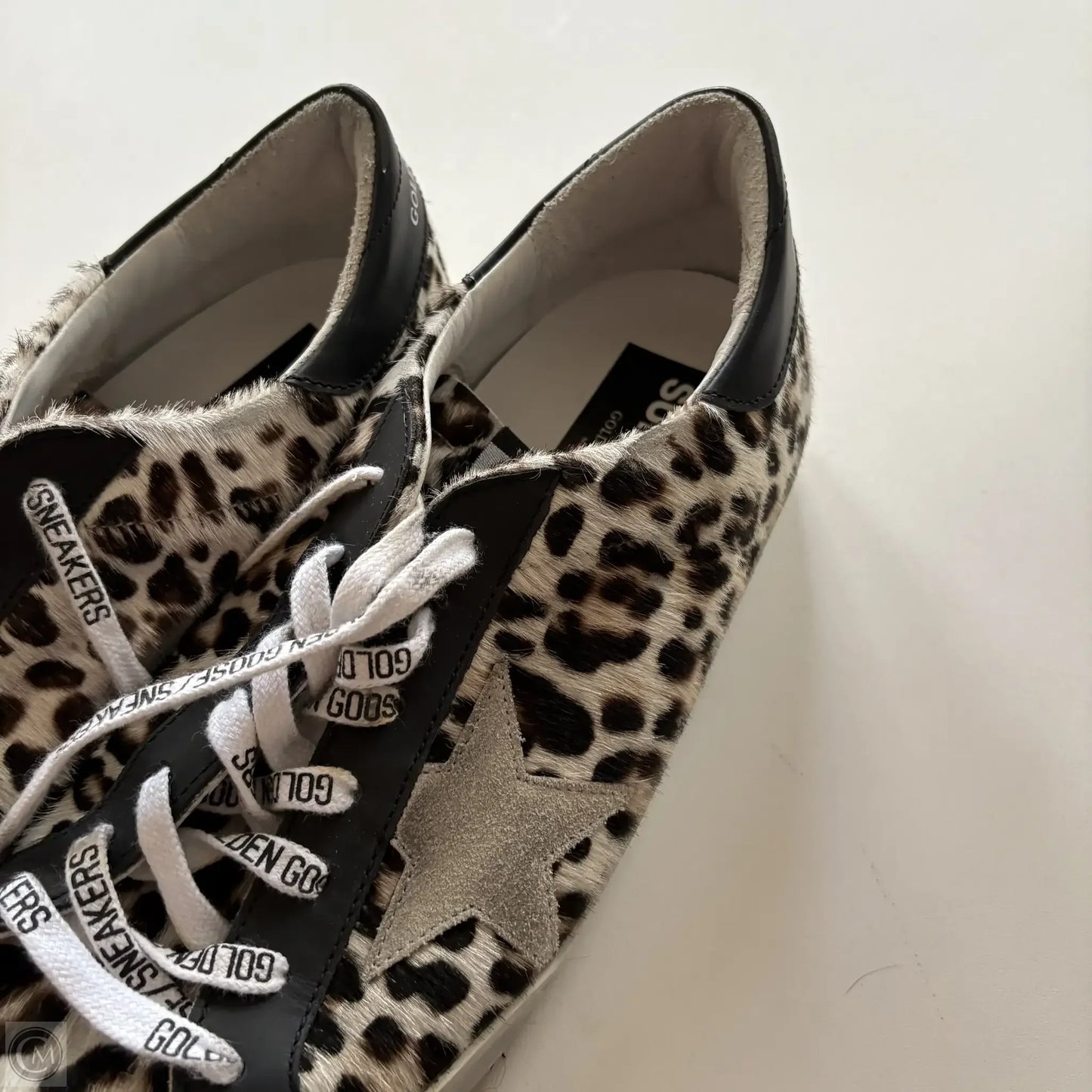 Shoes Luxury Designer By Golden Goose In Animal Print, Size: 9