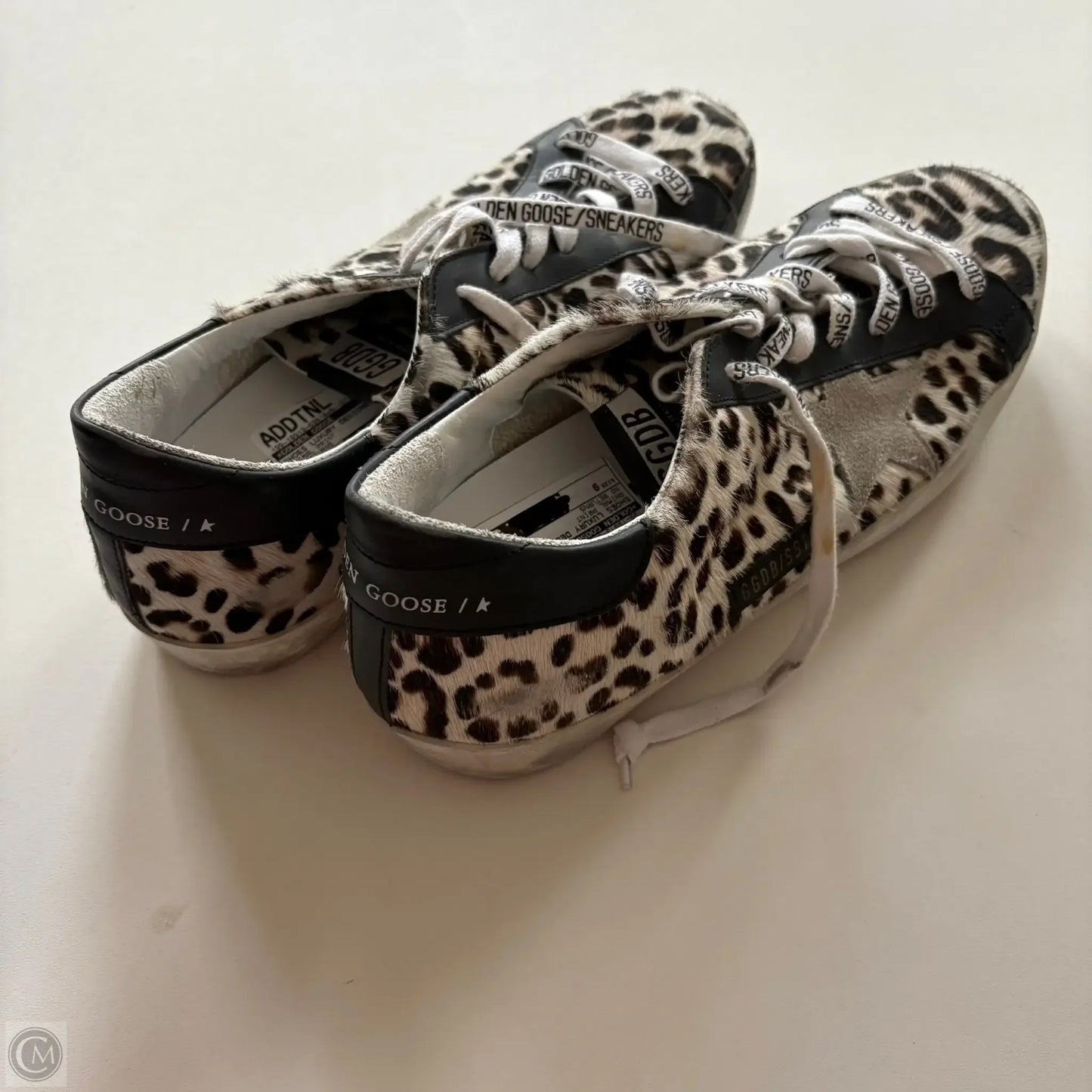 Shoes Luxury Designer By Golden Goose In Animal Print, Size: 9