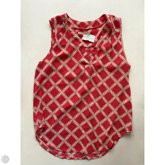 Blouse Sleeveless By 41 Hawthorn In Red, Size: M