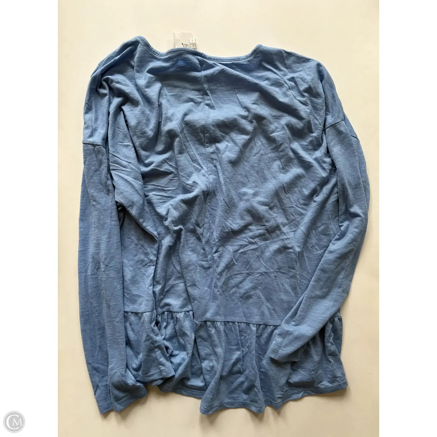 Top Long Sleeve By Cato In Blue, Size: Xl