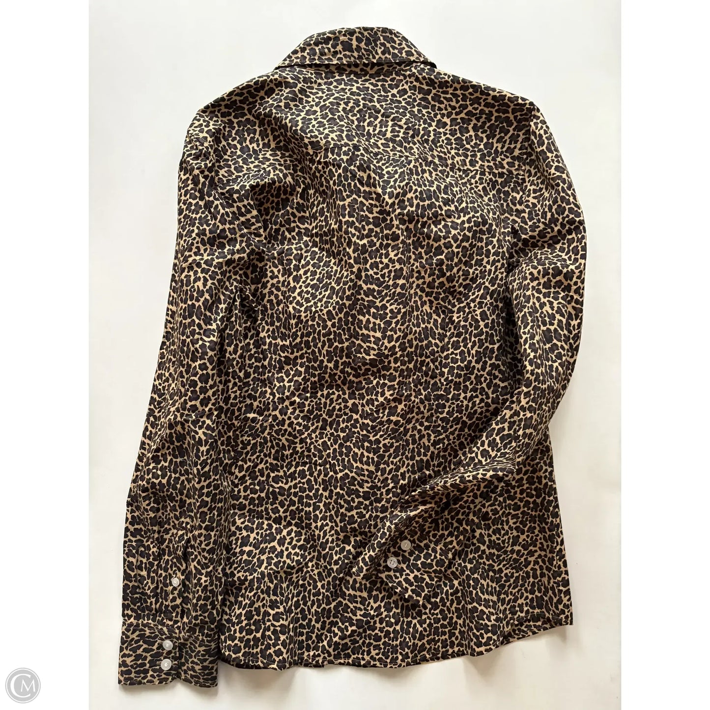 Top Long Sleeve By J. Crew In Animal Print, Size: M