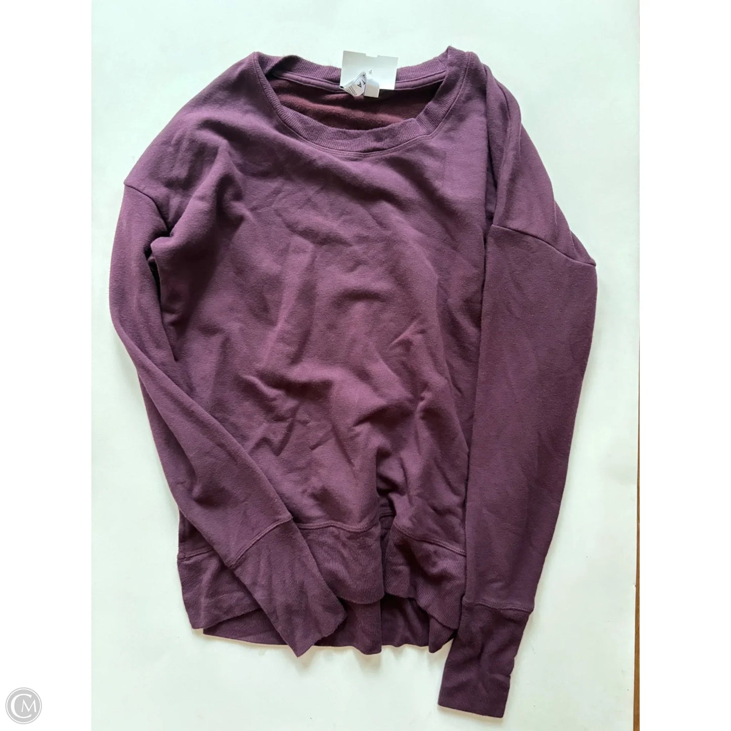 Sweatshirt Crewneck By Athleta In Purple, Size: S