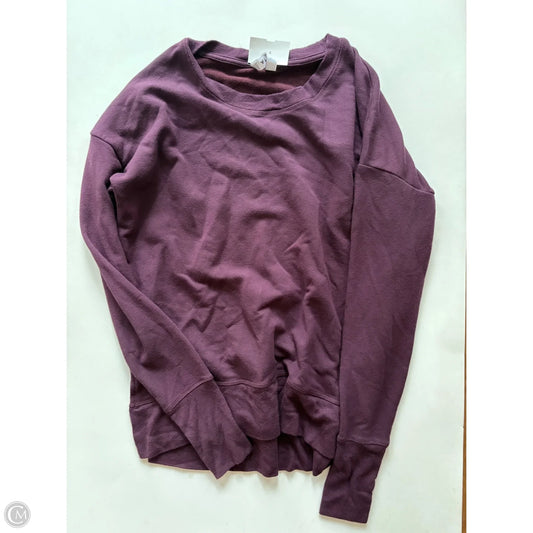Sweatshirt Crewneck By Athleta In Purple, Size: S