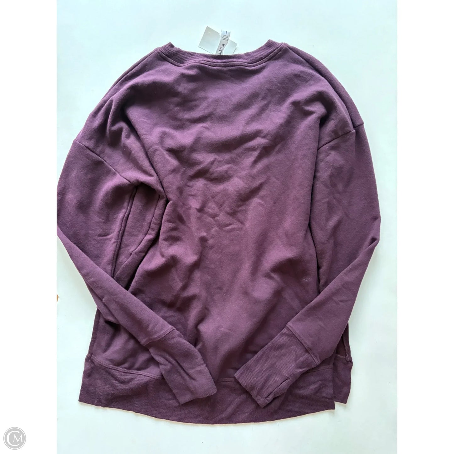 Sweatshirt Crewneck By Athleta In Purple, Size: S