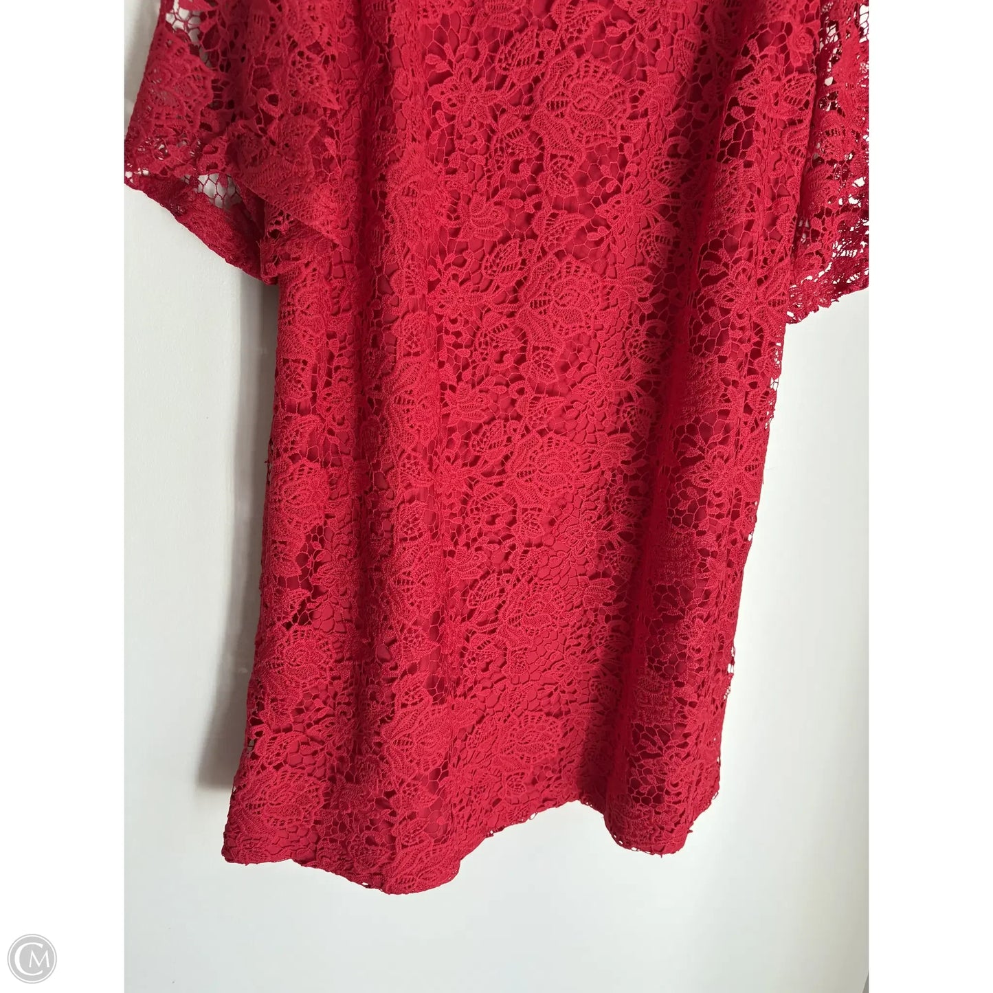 Dress Party Midi By Chelsea Suite In Red, Size: 3x