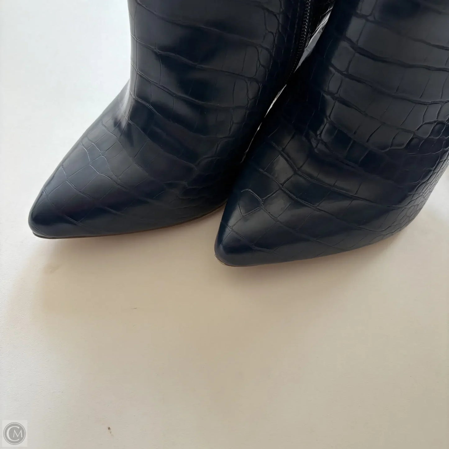 Boots Ankle Heels By Shoedazzle In Blue, Size: 8