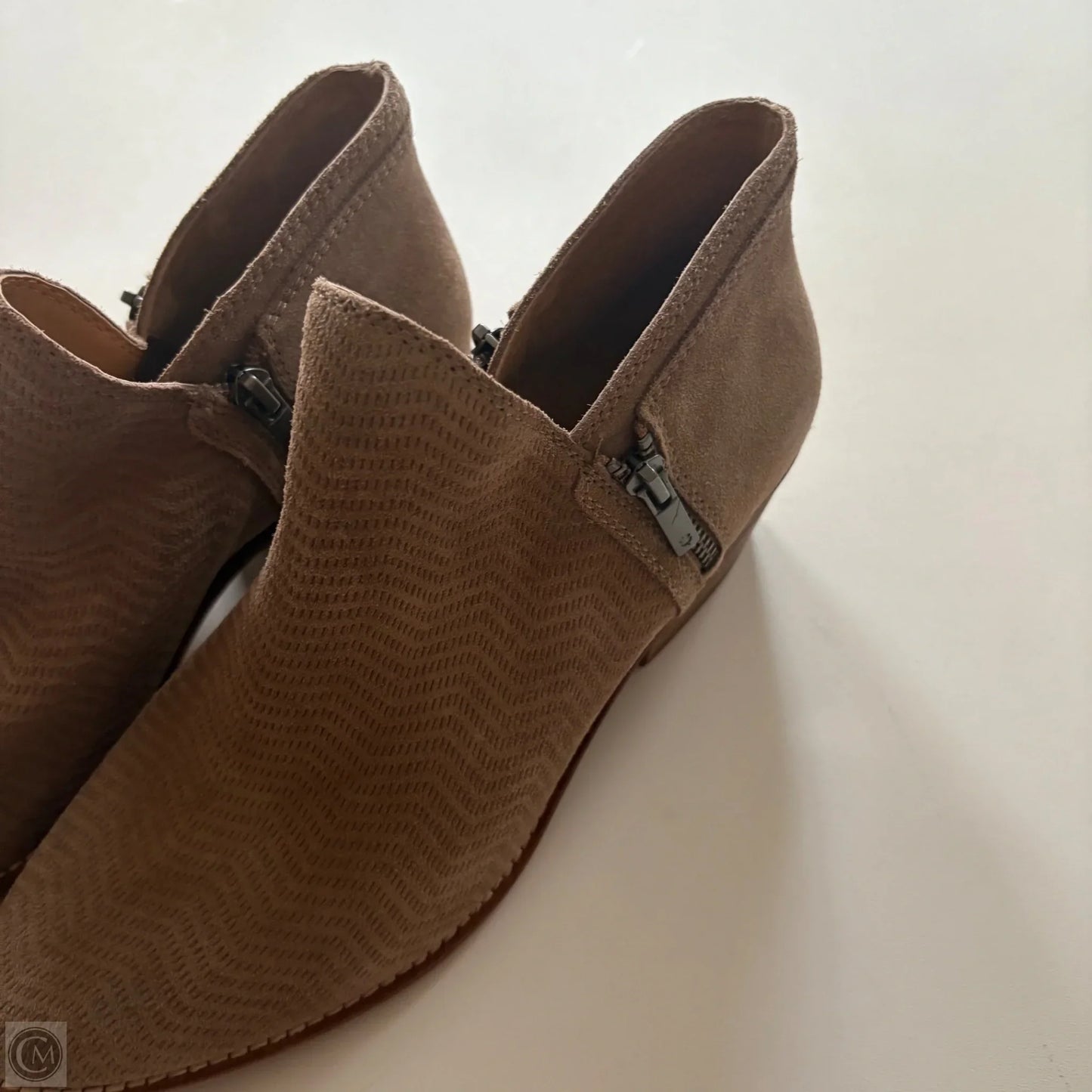 Boots Ankle Heels By Lucky Brand In Brown, Size: 9.5