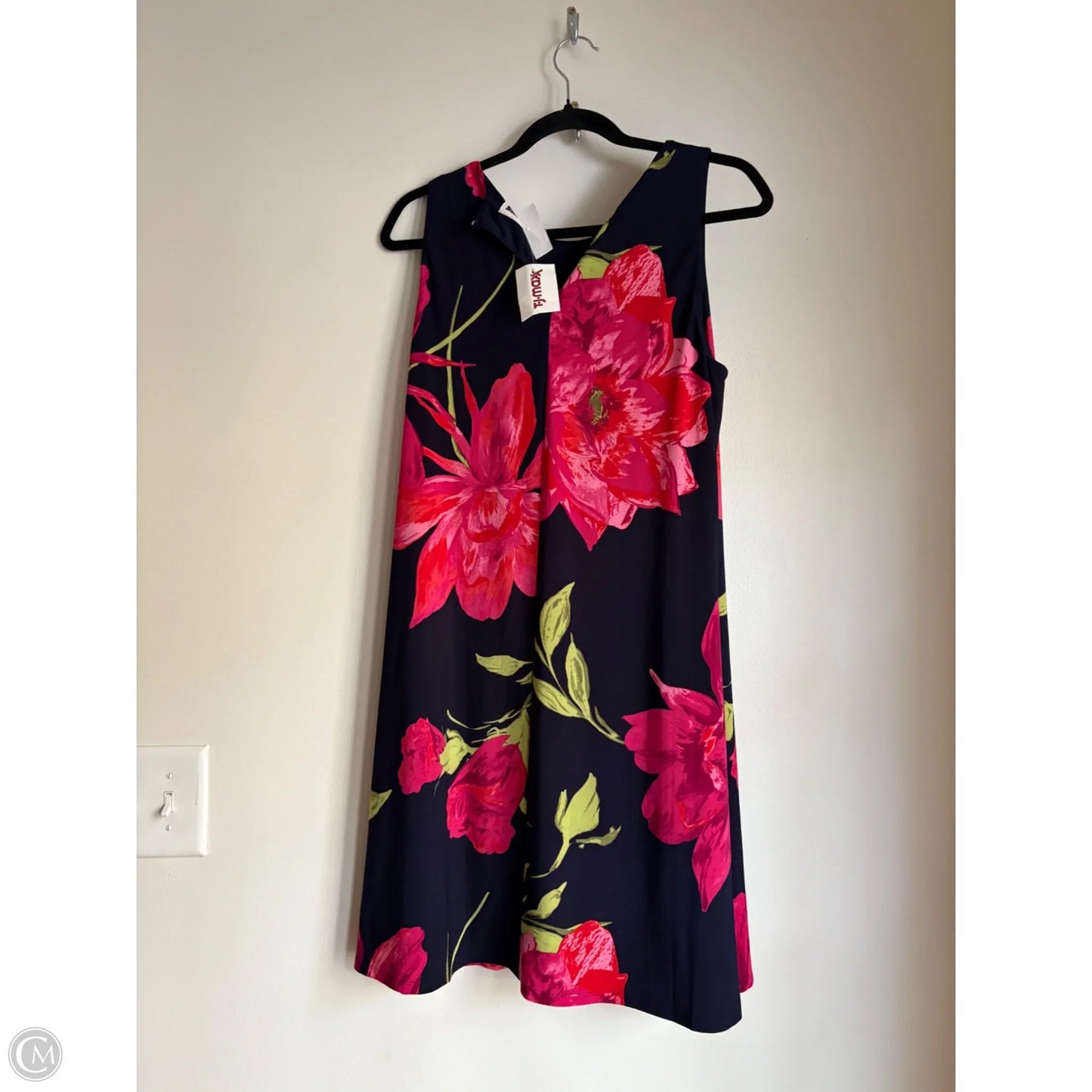 Dress Party Midi By Anne Klein In Floral Print, Size: M