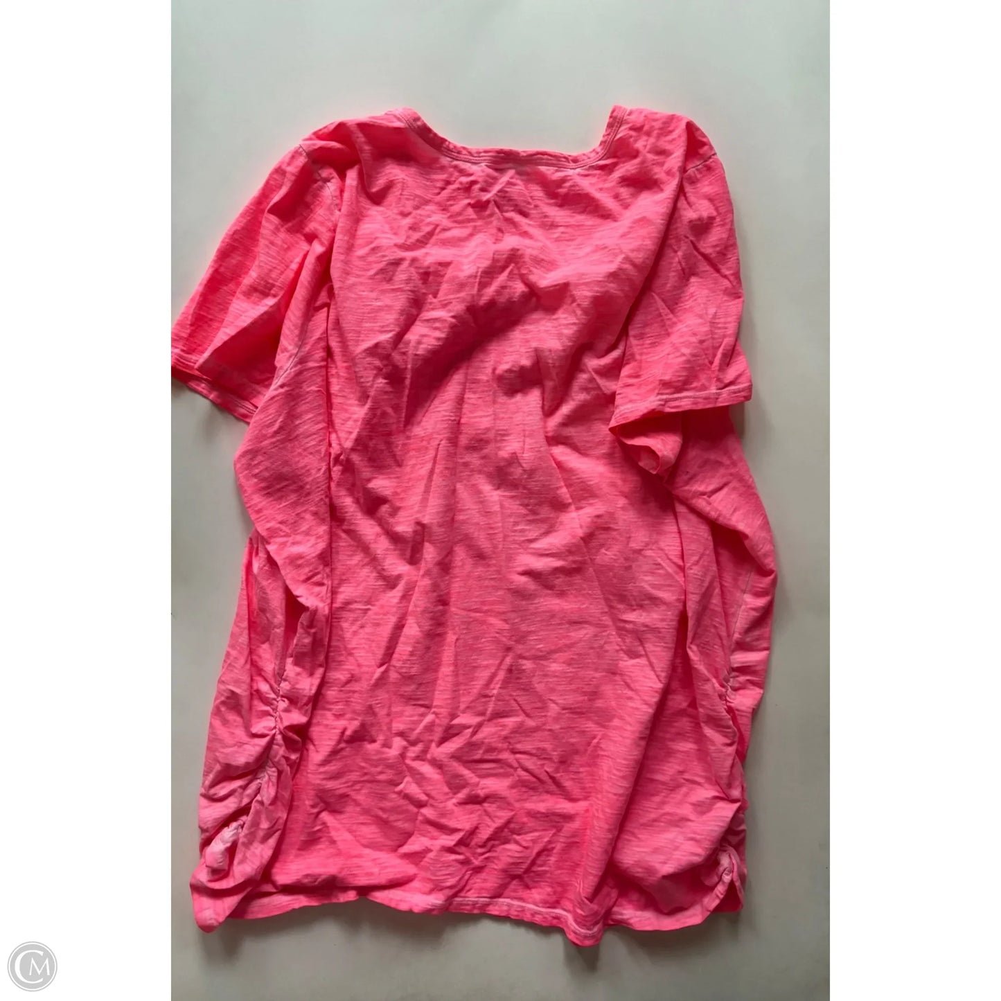 Top Short Sleeve By Lane Bryant In Pink, Size: 3x