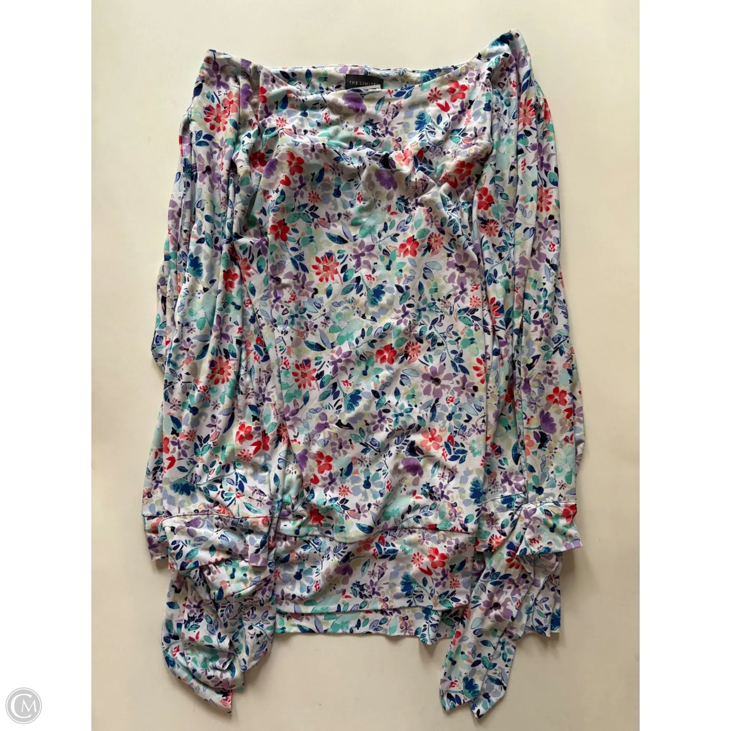 Blouse Long Sleeve By Limited In Floral Print, Size: 3x