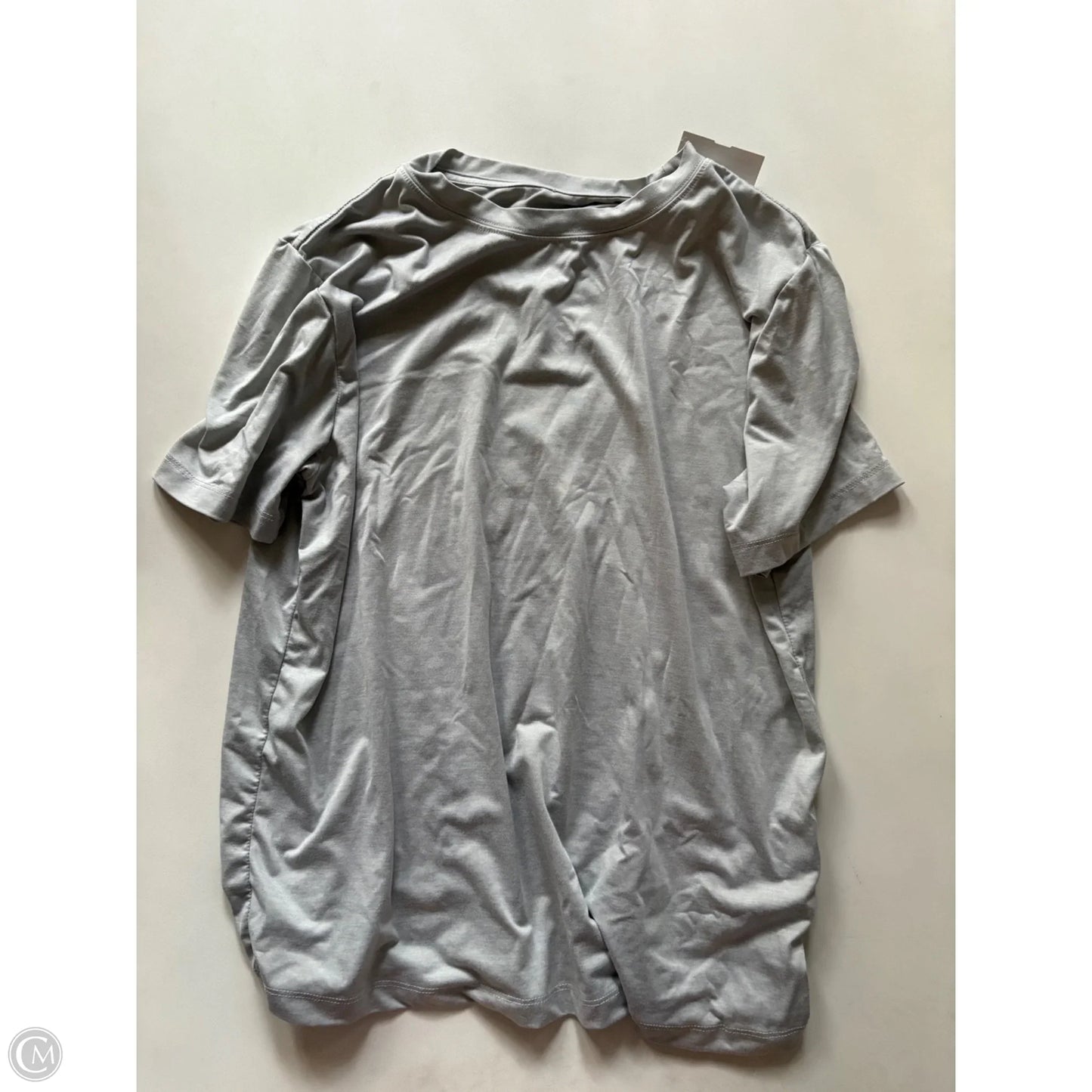 Athletic Top Long Sleeve Crewneck By Fabletics In Grey, Size: M