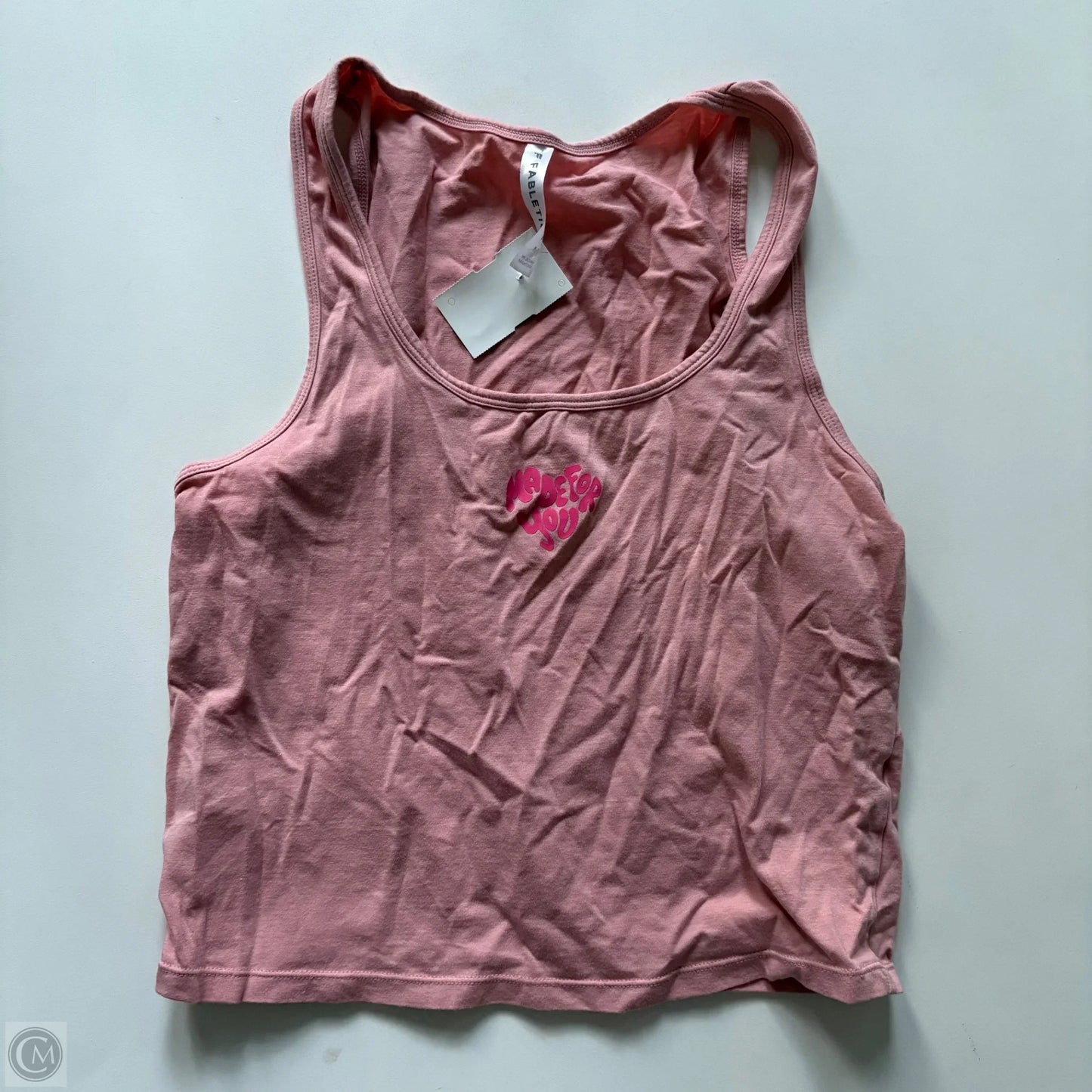 Athletic Tank Top By Fabletics In Orange, Size: M