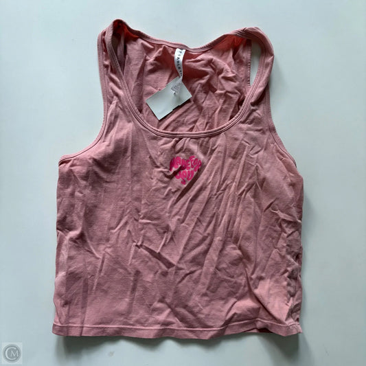 Athletic Tank Top By Fabletics In Orange, Size: M