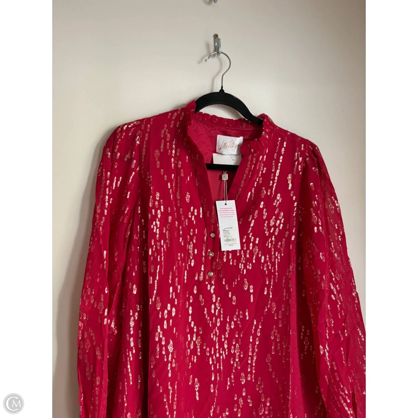 Dress Designer By Lilly Pulitzer In Red, Size: Xs