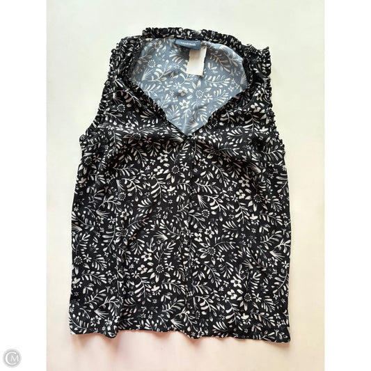 Blouse Short Sleeve By Modcloth In Black, Size: S