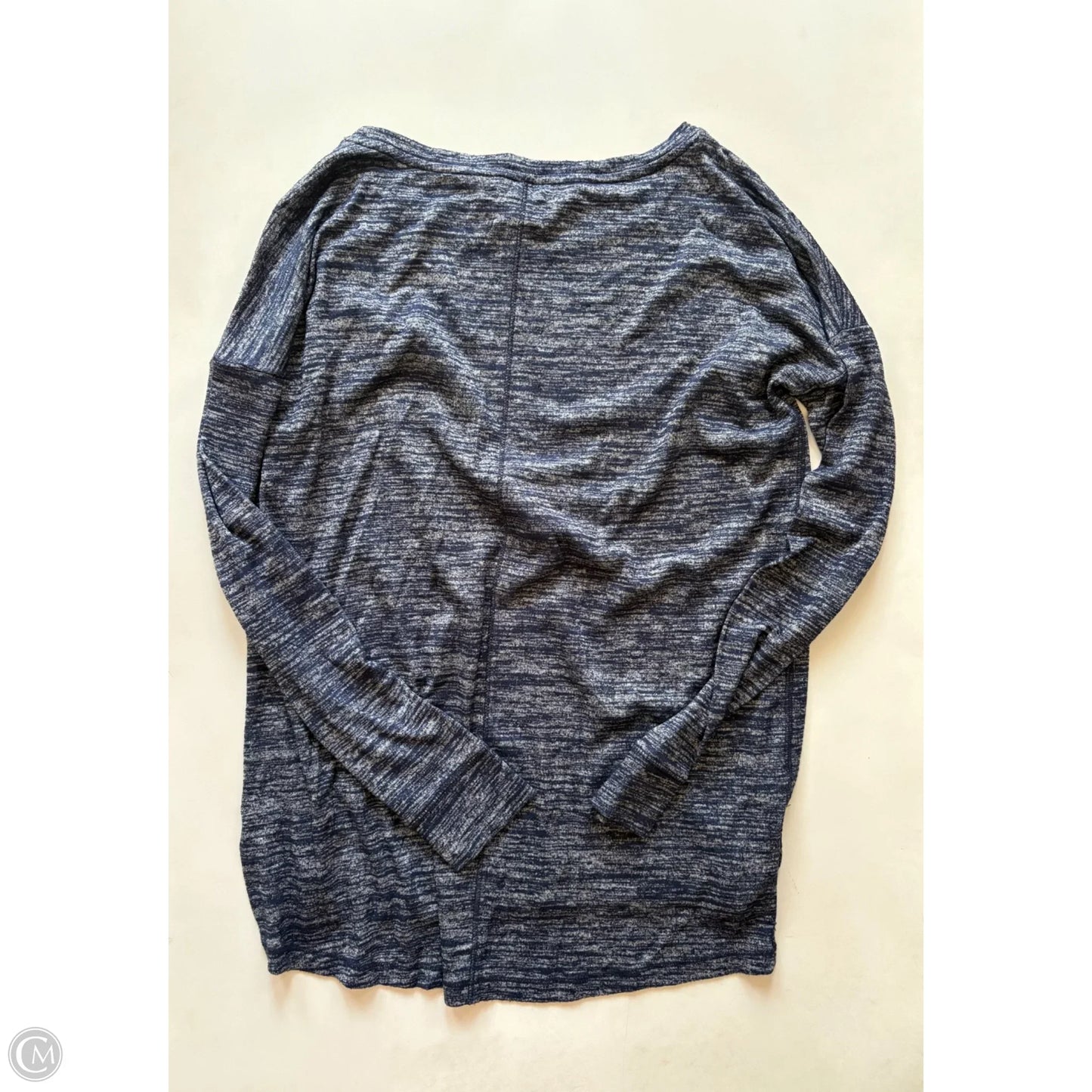 Top Long Sleeve By Lou And Grey In Navy, Size: S