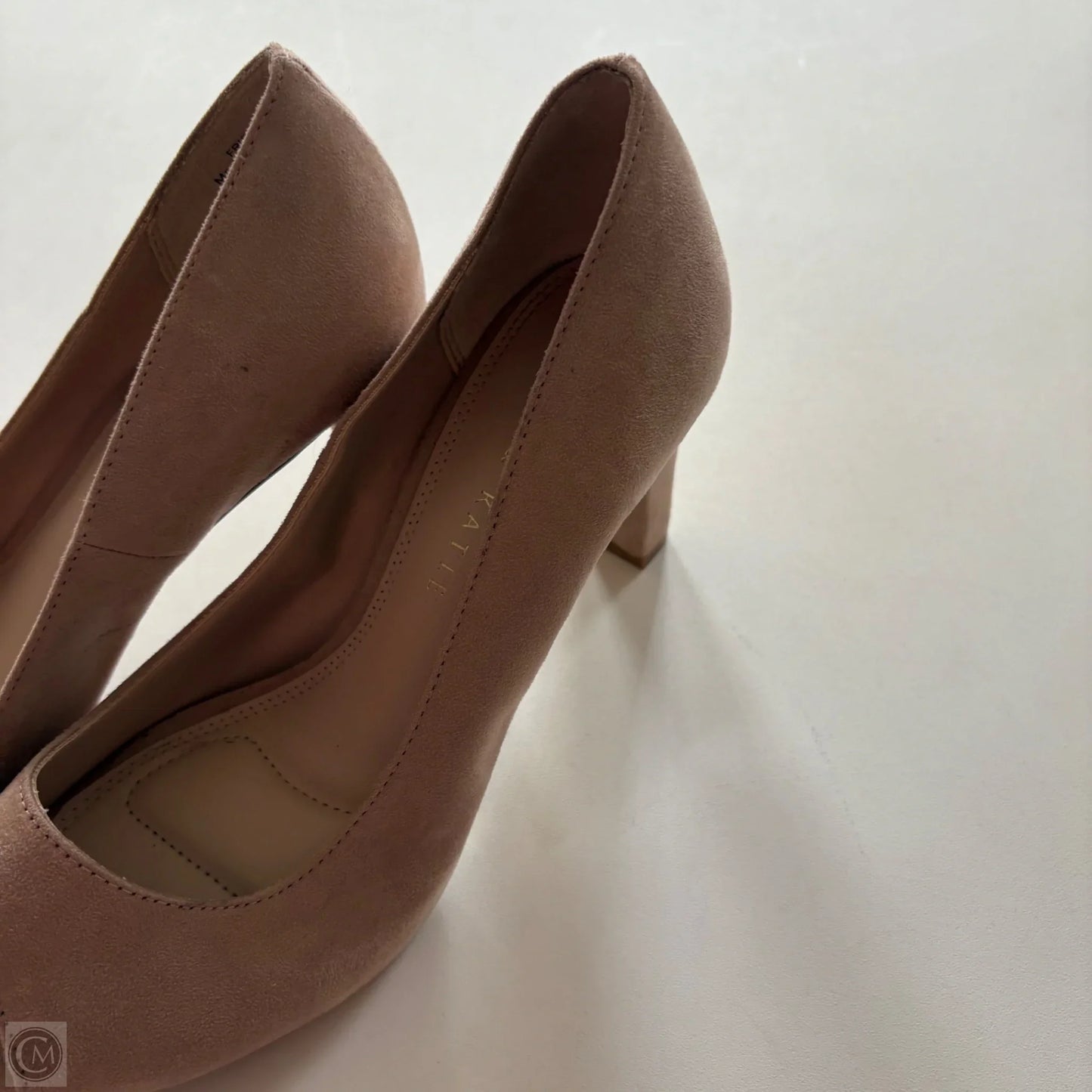 Shoes Heels Block By Kelly And Katie In Beige, Size: 6