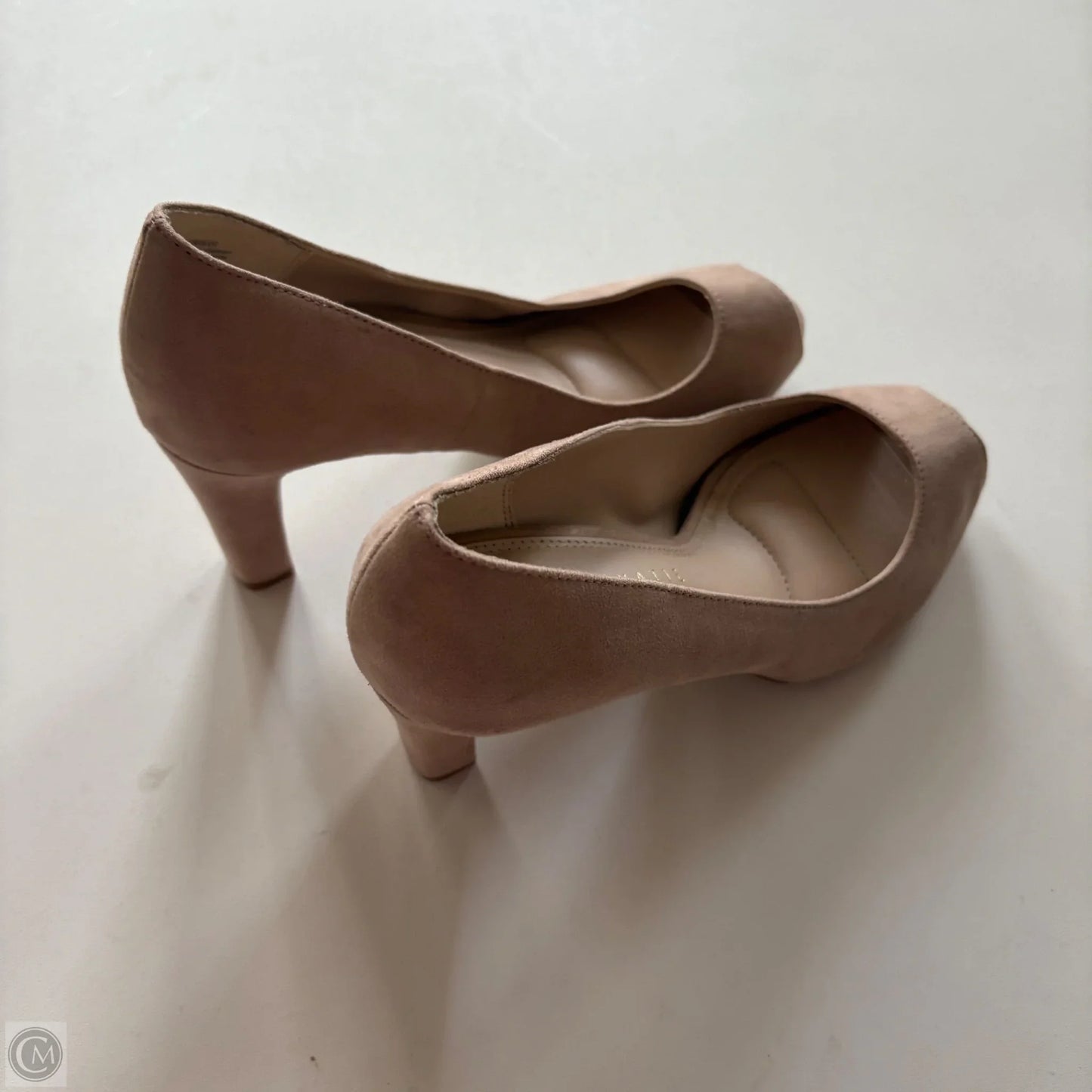 Shoes Heels Block By Kelly And Katie In Beige, Size: 6