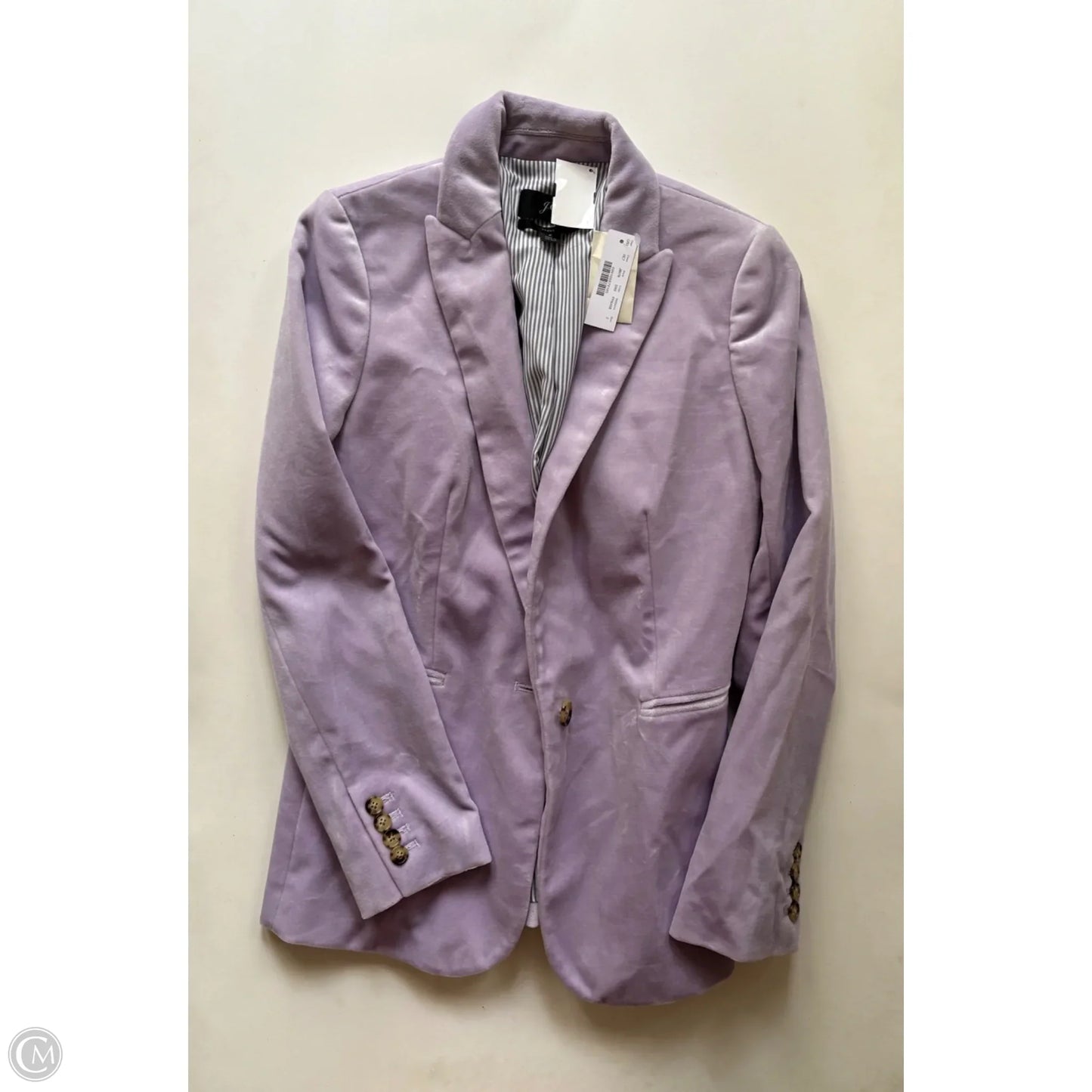 Blazer By J. Crew In Purple, Size: Xs