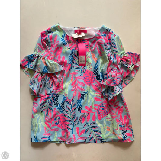 Blouse Designer By Lilly Pulitzer In Floral Print, Size: Xs