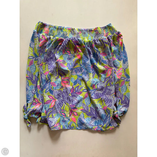 Blouse Designer By Lilly Pulitzer In Floral Print, Size: Xs