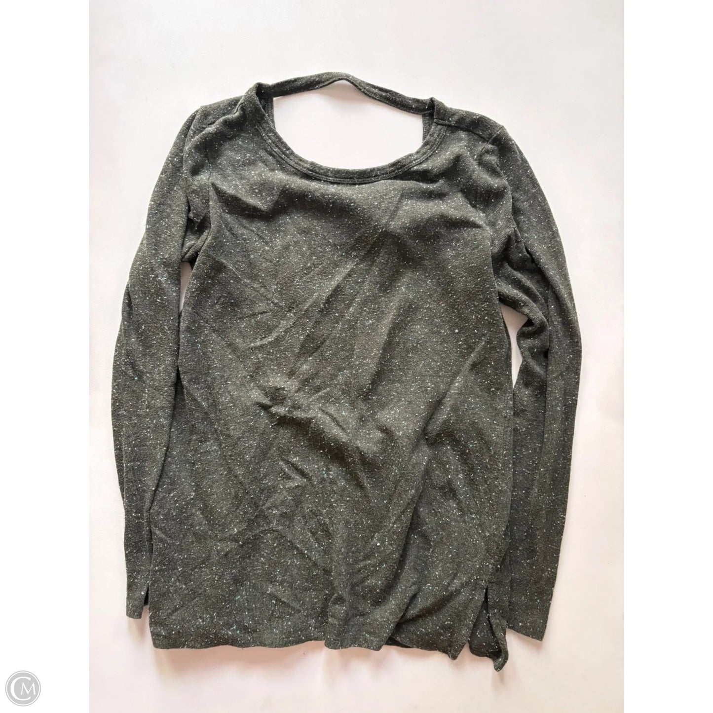 Top Long Sleeve By Loft In Green, Size: S