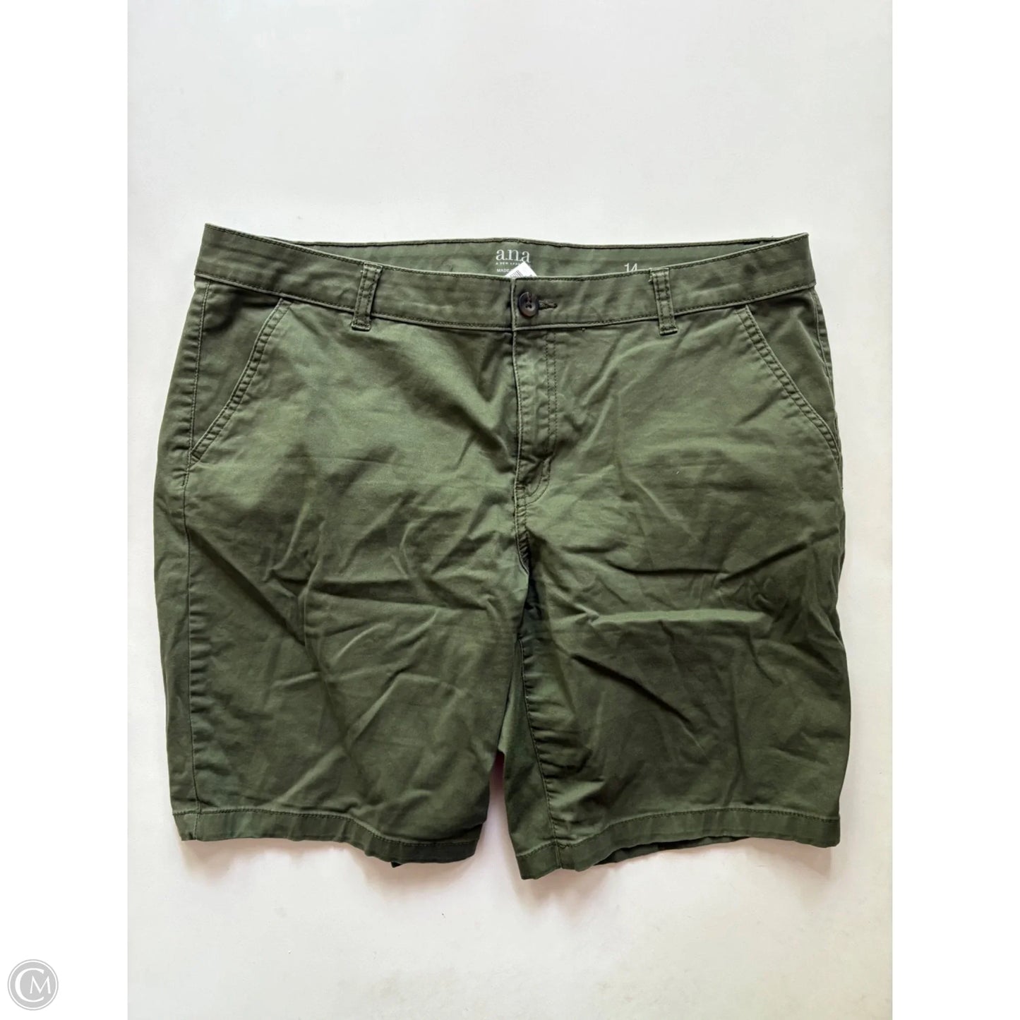 Shorts By Ana In Green, Size: 14