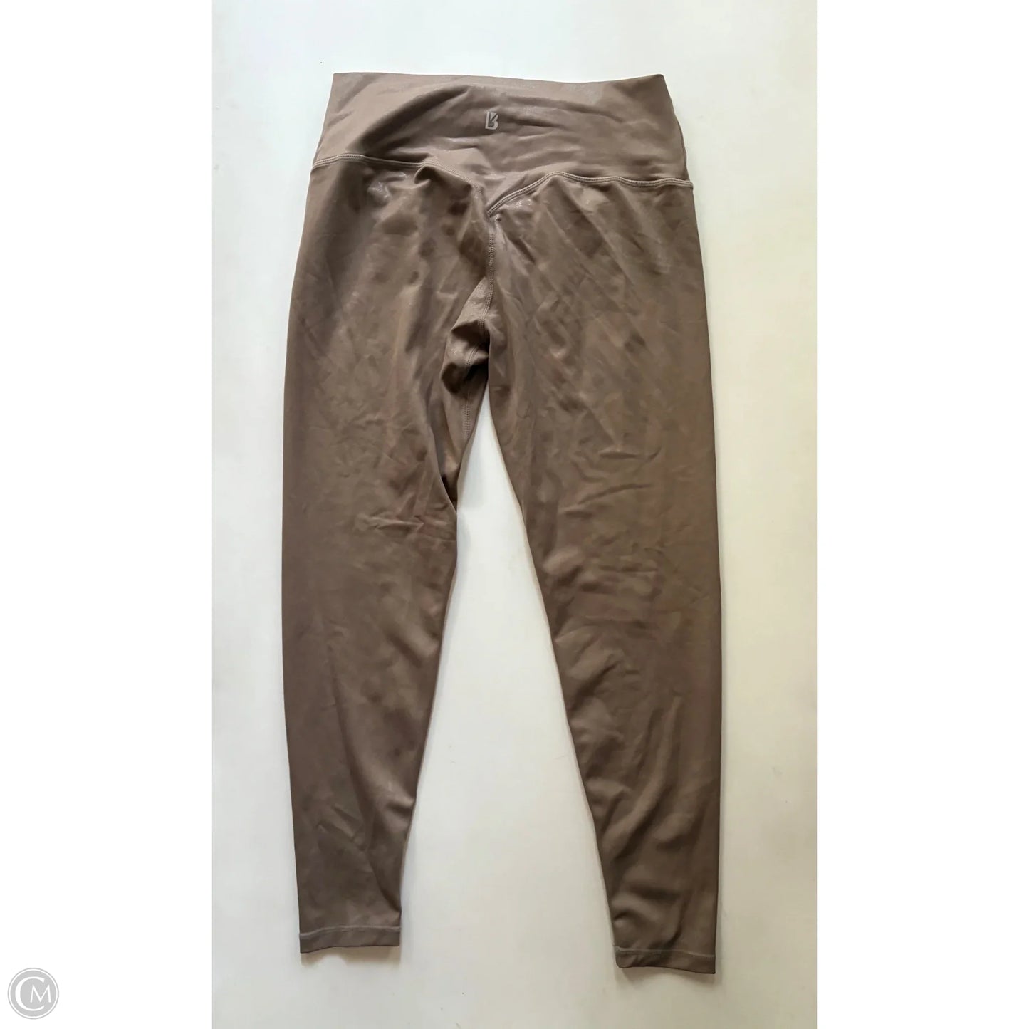 Athletic Leggings By Buff Bunny In Brown, Size: Xl
