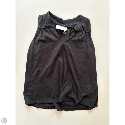 Top Sleeveless By Banana Republic In Black, Size: Xxs