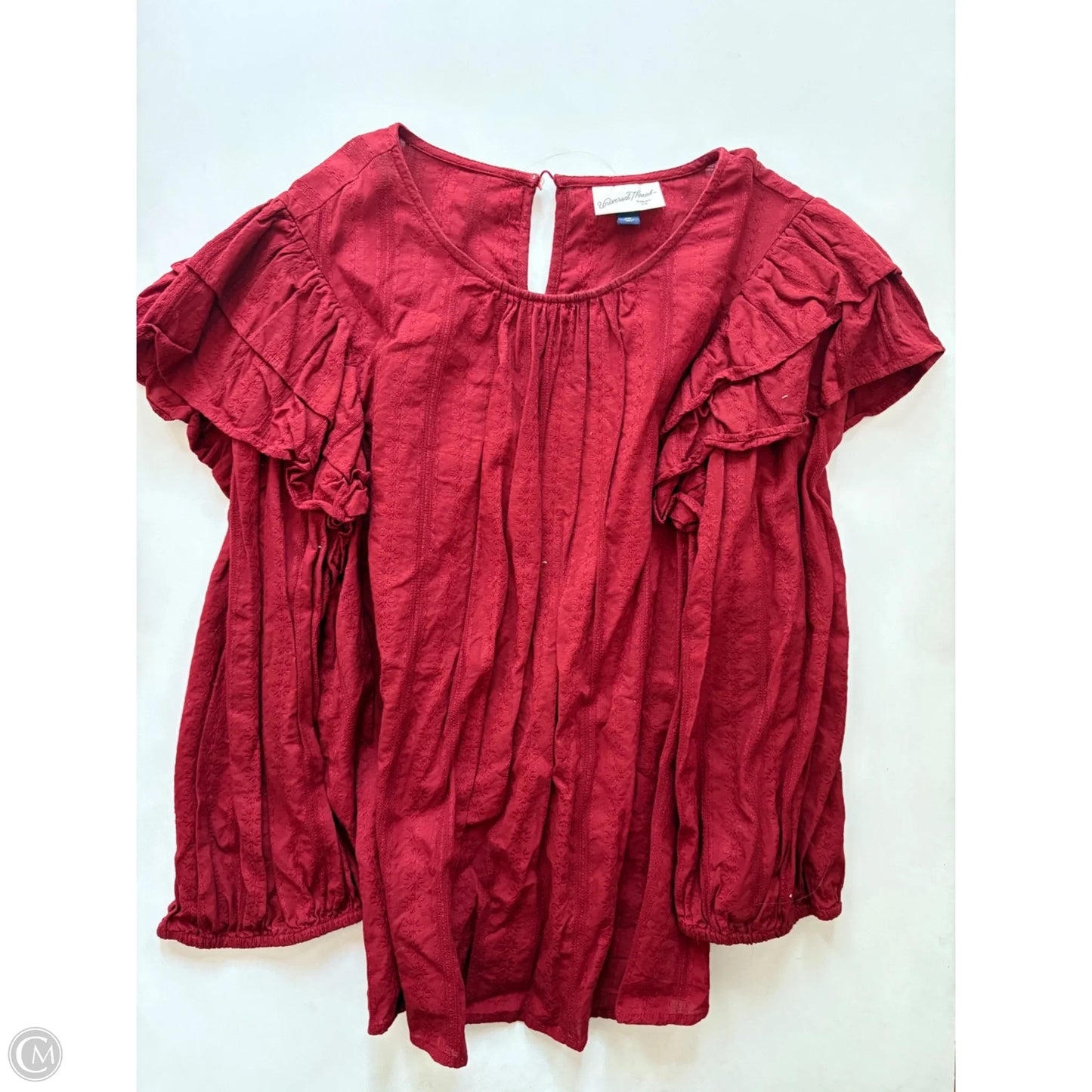 Top Long Sleeve By Universal Thread In Red, Size: 2x