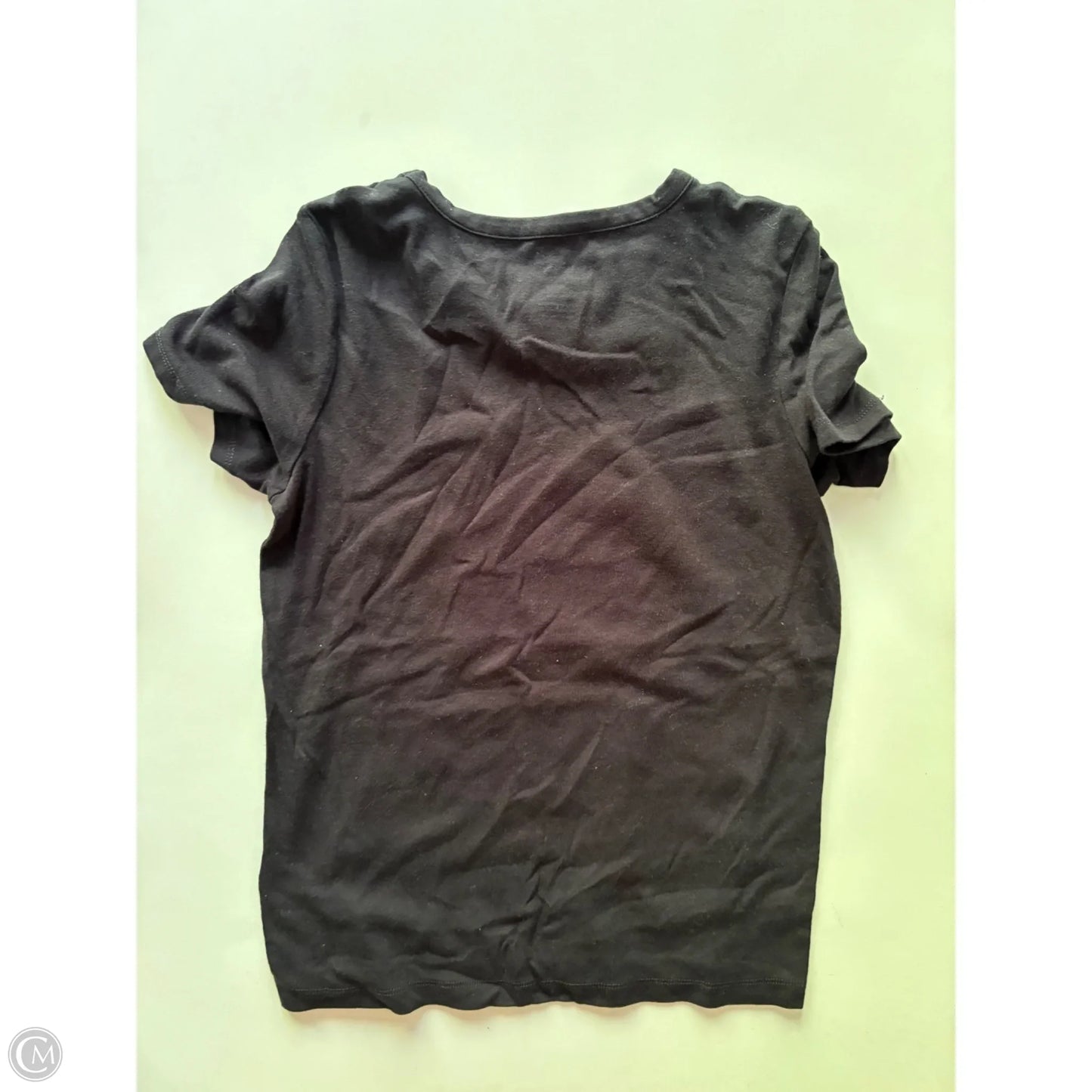 Top Short Sleeve By Jones New York In Black, Size: M