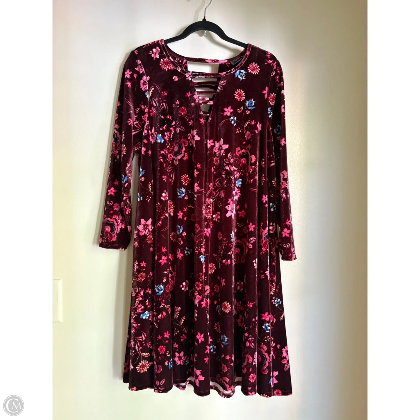Dress Casual Midi By Torrid In Maroon, Size: 2x
