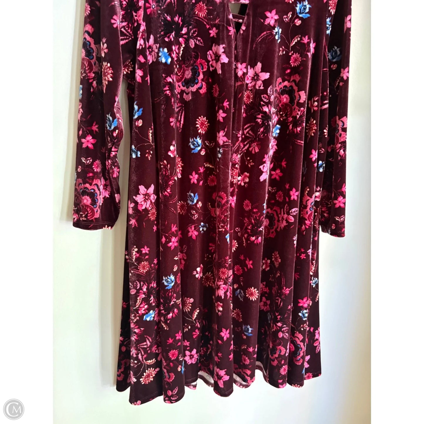 Dress Casual Midi By Torrid In Maroon, Size: 2x