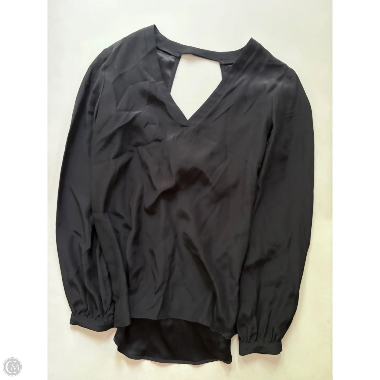 Blouse Long Sleeve By Amanda Uprichard In Black, Size: S