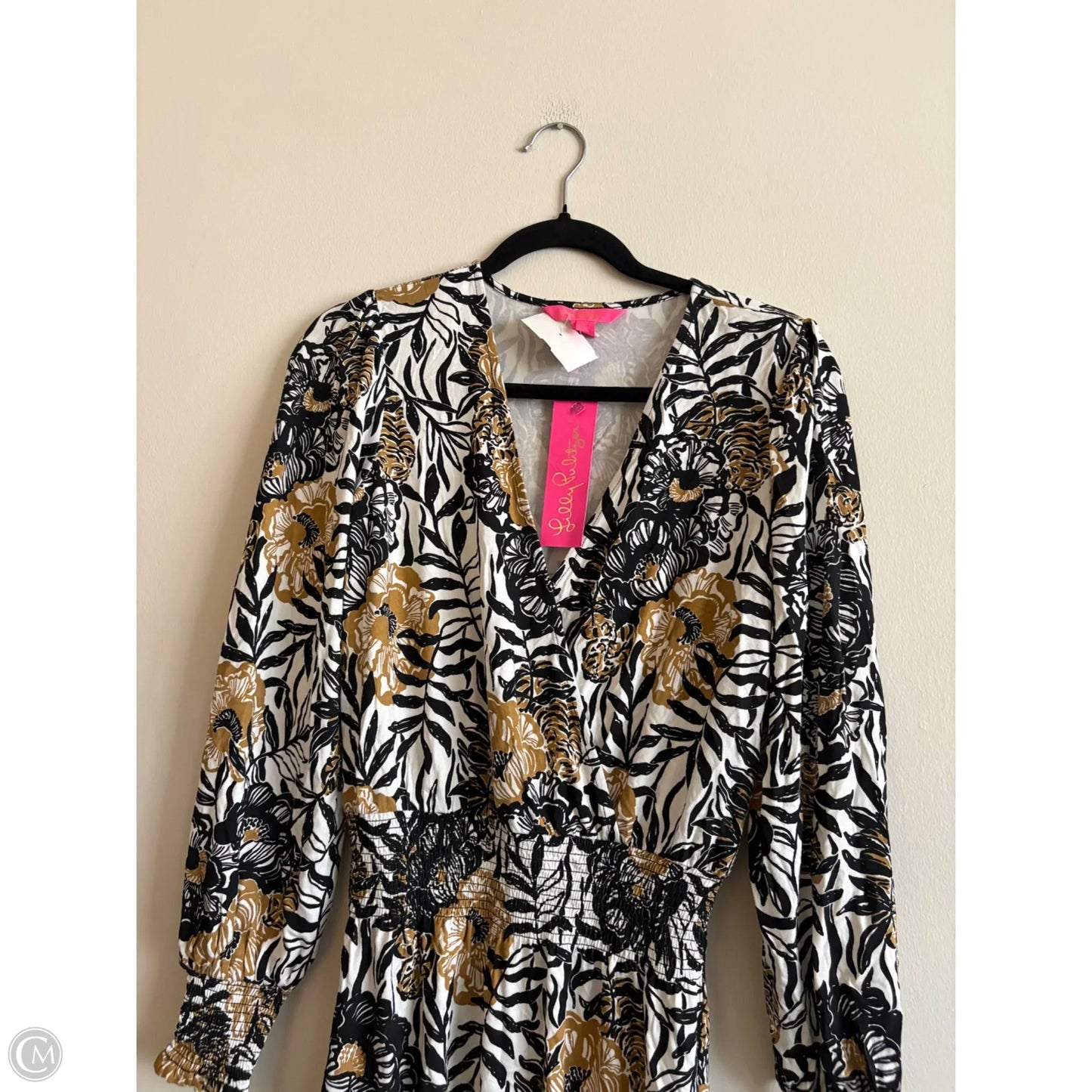 Dress Designer By Lilly Pulitzer In Black & Brown, Size: Xs