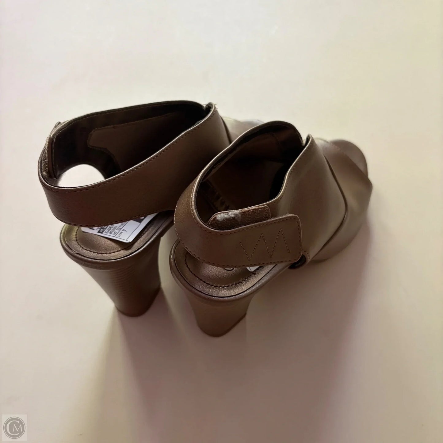 Shoes Heels Block By Life Stride In Brown, Size: 7