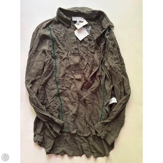 Blouse Long Sleeve By Hayden La In Green, Size: S
