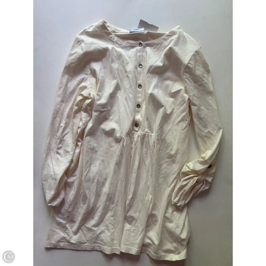 Top Long Sleeve By J. Jill In Cream, Size: M